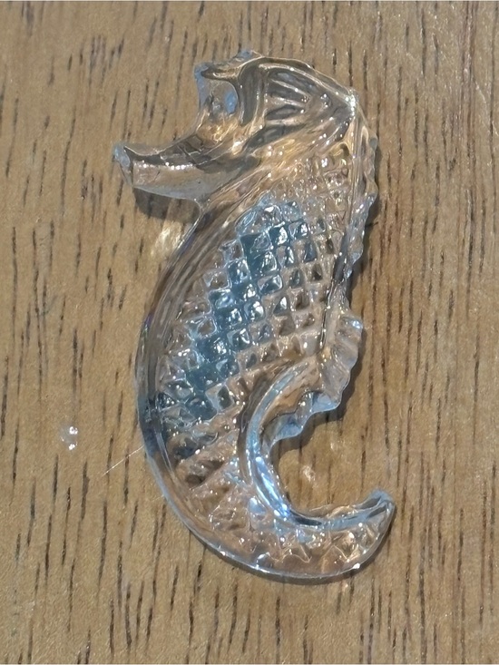 Waterford Jewelry - Waterford Crystal vintage seahorse mermaidcore nautical brooch